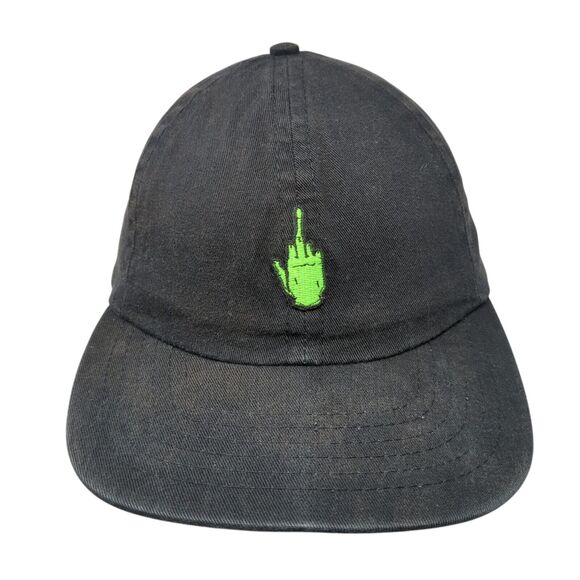 RIPNDIP Baseball Cap Black One Size Adjustable Embroidered Vented Holes 6 Panel - Picture 1 of 9